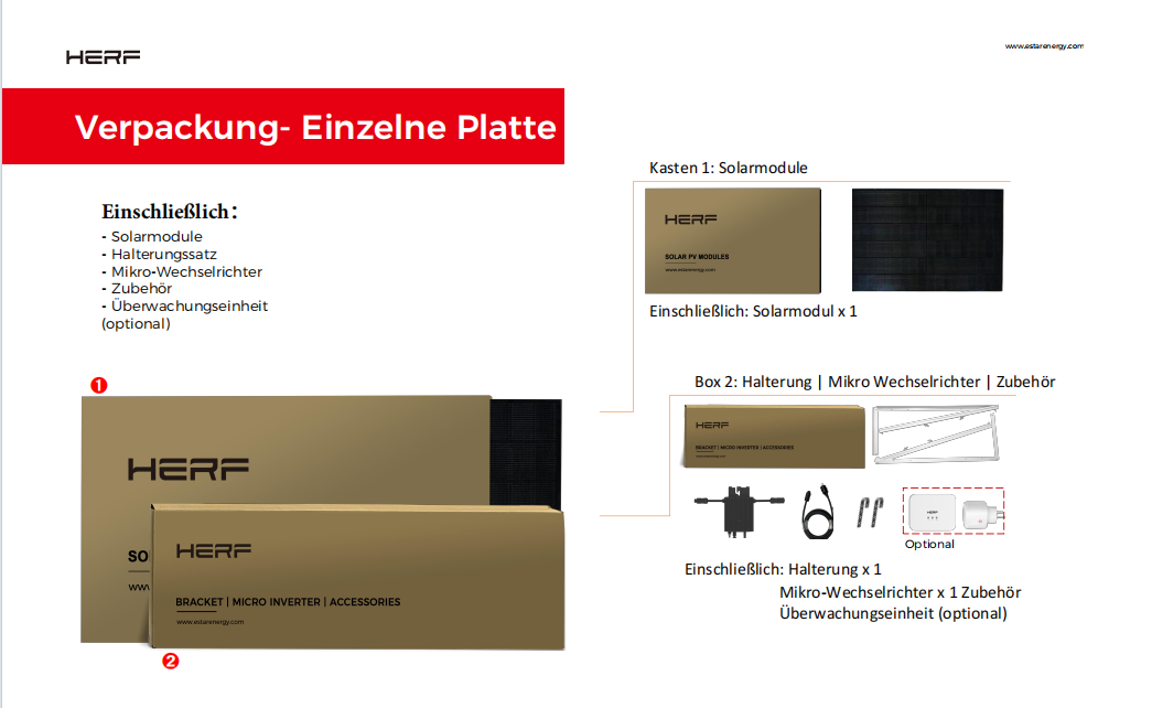 HERF400-P450S Verpackung