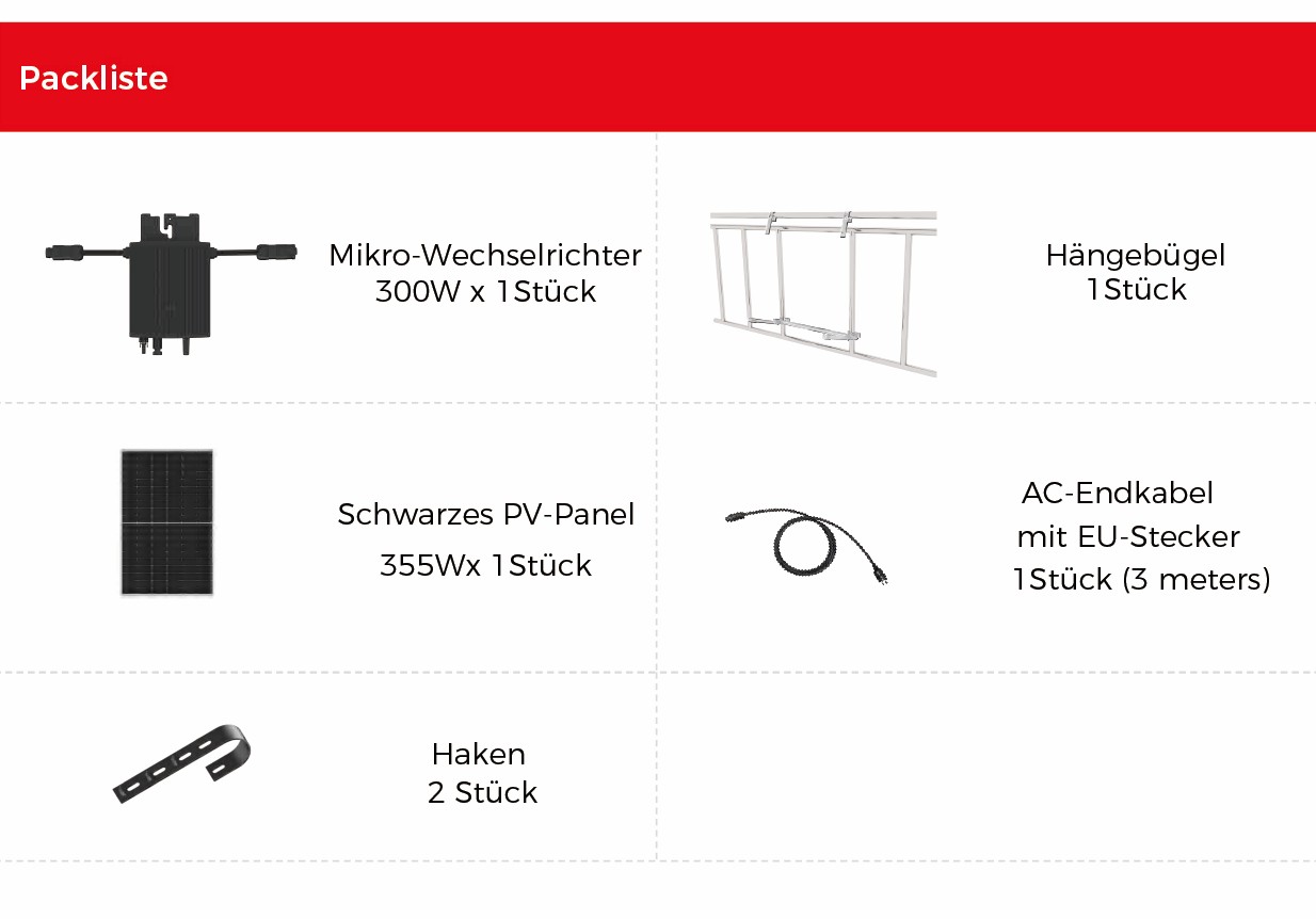 HERF300-P355S Packliste
